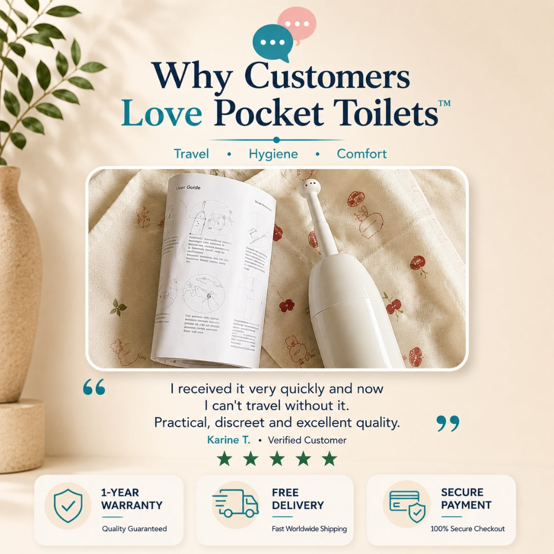 Japanische Taschen-Toiletten