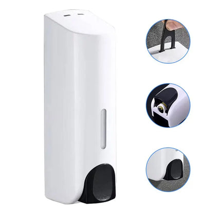 Manual Wall-Mounted Soap Dispenser for Toilets