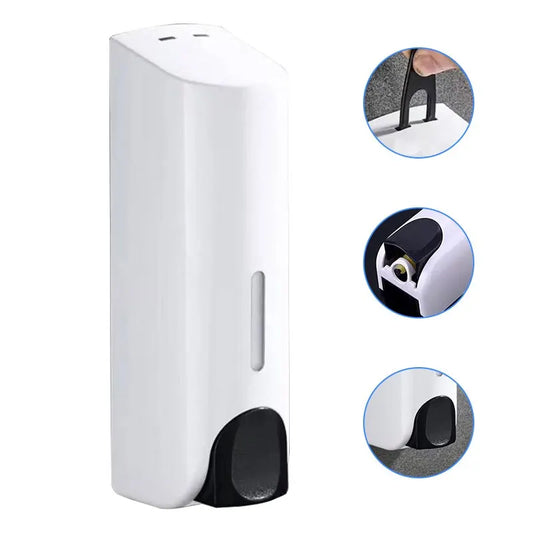 Manual Wall-Mounted Soap Dispenser for Toilets