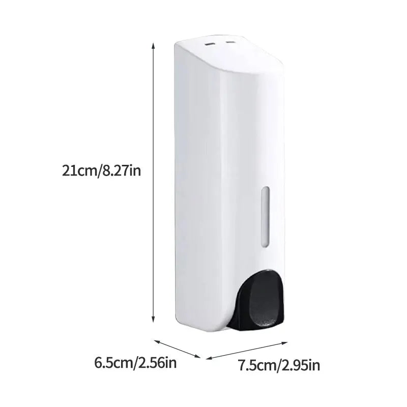 Manual Wall-Mounted Soap Dispenser for Toilets