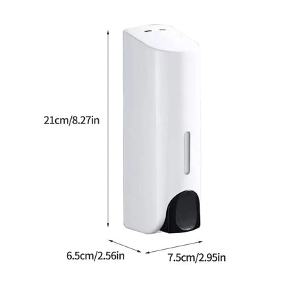 Manual Wall-Mounted Soap Dispenser for Toilets